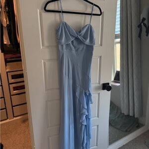 Billy J Light Blue Maxi Dress